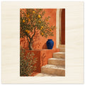 Tuscan lemon tree Mediterranean wood wall art